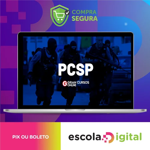 PCSP Polícia Civil do Estado de São Paulo: Delegado de Polícia (Preparação para Prova Escrita + Simulados + Diferenciais Exclusivos) - Gran Cursos