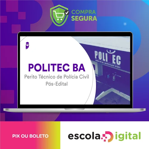 POLITEC-BA (Perito Técnico de Polícia Civil) Pacote - 2022 (Pós-Edital) - Estratégia Concursos