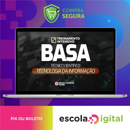 BASA: Tecnologia da Informação + Treinamento Intensivo (Pós-Edital) - Gran Cursos Online