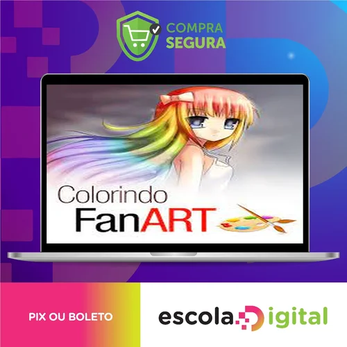 Curso de Pintura: Colorindo Fanart - Mayara Rodrigues