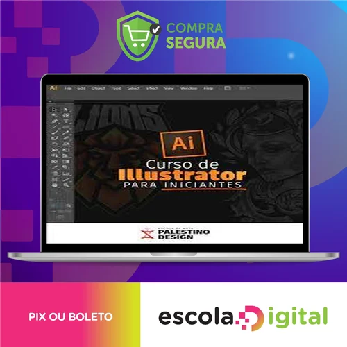 Curso de Adobe Illustrator (Básico ao Avançado) - Palestino Designer