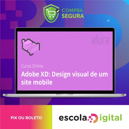 Adobe XD Design Visual de um Site Mobile - Alura