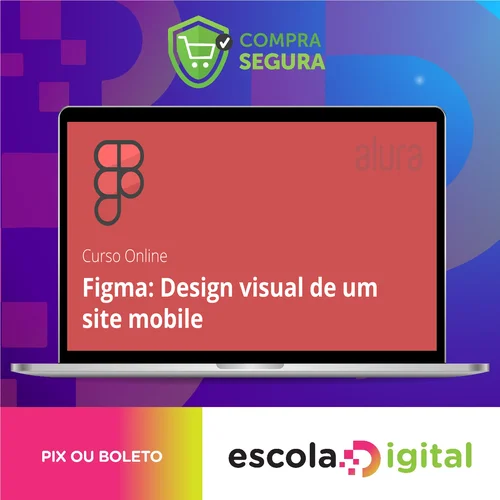 Alura: Figma, Design Visual de um Site Mobile - André Lisboa