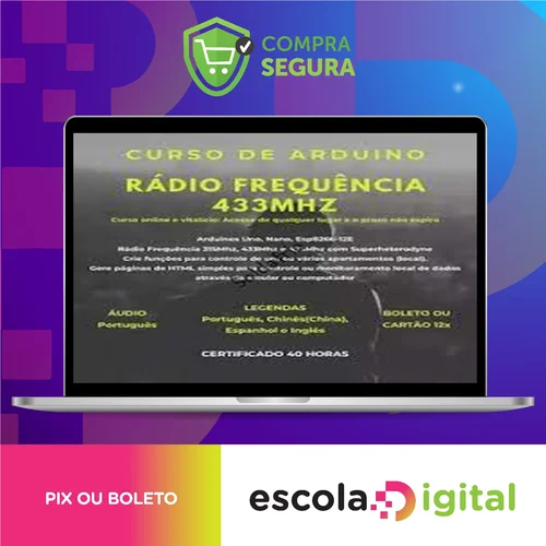 Arduino: Radio Frequência 433mhz - Gilson de Freitas