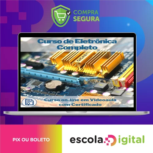 Curso de Eletronica em 5 Dvd (Video Aula) - Autor Não Informado