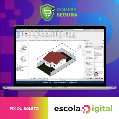 Revit Mep Básico: Projeto Hidrossanitário de Residência Popular - Isabela Ribeiro