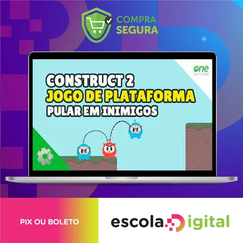 Aprenda a Criar Jogos com Construct 2: 10 Cursos em 1 - One Day Code