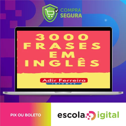 3000 (Frases + Áudio) em Inglês - Adir Ferreira