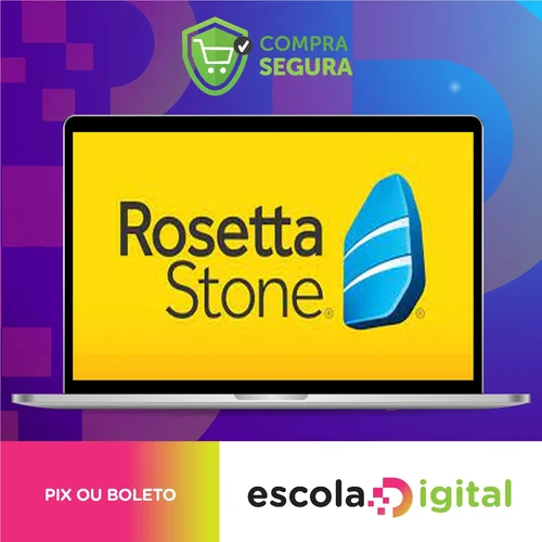 Curso em Software Aprender Idiomas - Rosetta Stone