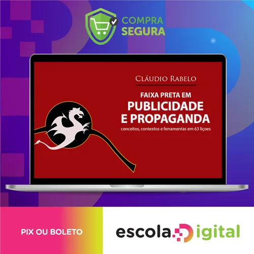 Livro Faixa Preta em Publicidade e Propaganda - Cláudio Rabelo