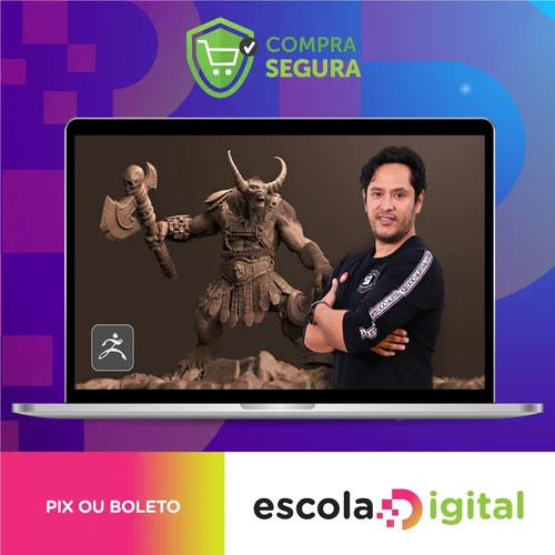 DOMESTIKA: Escultura Digital de Criaturas Fantásticas com o ZBrush - Luis Alberto Gayoso Berrospi [ESPANHOL]