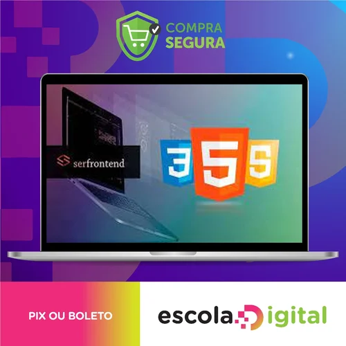 Curso Web Design Completo Html5, Css3 e JS + 5 Projetos - Daniel Tapias Morales e Serfrontend Cursos