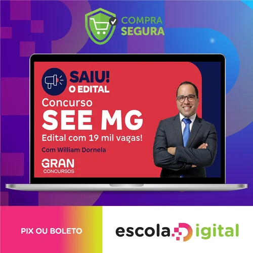 SEE MG: Professor de Educação Básica, Matemática (Pós-edital) - Gran Cursos Online