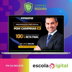 Pré Edital - PGM Campinas - Aprovação PGE