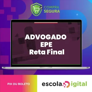 Reta Final - Advogado EPE - Aprovação PGE