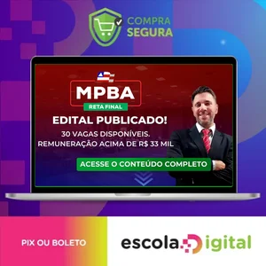 Ministério Público da Bahia - Promotor - Reta Final - MEGE